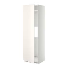 Metod White Veddinge White High Cab F Fridge Or Freezer W Door 60x60x200 Cm Ikea Ikea Locker Storage Light Beige