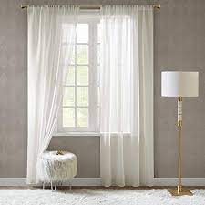 Vorhang fur wohnzimmer lange vorhange flachenvorhang. Scm Voile Gardinen Vorhang In Leinenoptik Stores Gardinen Transparent Fur Wohnzimmer Schlafzimmer Kinderzimmer Vorhange Mit Stangedurchzug Doris Off White Lang 2er Set Je 245x140cm Amazon De Kuche Haushalt