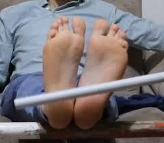 Falaka scene and licking- arousing pain