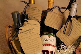 First dinner party you'll open your home for guests to eat, a place for old friends to catch up and new ones to meet. Bridal Shower Gift Idea Wine Basket With Poems