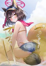 Rule 34 - 1boy 1girl Animal Ear Fluff Animal Ears Ass Back Beach Big Fart  Blue Archive Blue Sky Blush Brown Hair Butt Crack Cloud Denim Shorts  Facesitting Fart Farting In Face