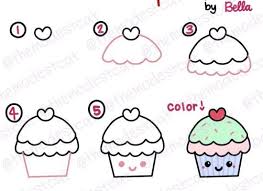 Draw this birthday cake by following this drawing lesson. Keep A Sketchbook And Have Fun Drawing On Demand Cute Easy Drawings Simple Doodles Birthday Doodle