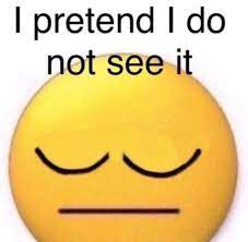 20 I Pretend I Do Not See It Memes For All Your Reaction Image Needs Know Your Meme