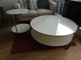 From coffee tables to computer desks, and bedside tables to dining sets. Ikea Strind White Glass Coffee End Table W Wheels Classifieds For Jobs Rentals Cars Furniture And Free Stuff