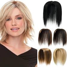 Amazon.com : Rose Bud Remy Human Hair Topper With Thinning Dark Black 18"  Clip in Extensions Real Wiglet Pieces : Beauty & Personal Care