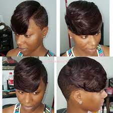 Partial Sew In On Short Hair By Rylezhair Atlstylist 404 552 2131 Short Sew In Hairstyles Stylish Short Hair Short Hair Styles