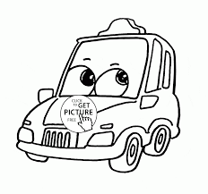 Cartoon Van Coloring Page For Toddlers Transportation Coloring Pages Printables Free Wuppsy Com Transportation Crafts Tractor Coloring Pages Coloring Pages
