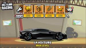 Looks great in the game. Hill Climb Racing The Bugatti La Voiture Noire New Car Youtube