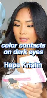 Subscribe to my YouTube channel (link in bio) 🤗 #hapakristin  #contactlenses #colorcontacts #halloween #darkeyes #asianbeauty  #koreancosmetics