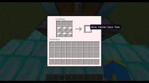 Glass panes generate naturally as windows in villages and woodland mansions. Minecraft Jak Zrobic Biala Szybe Minecraft How To Make White Stained Glass Pane Youtube