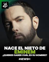 El rapero 🇺🇸 #Eminem se convierte en abuelo 🍼👶🏻 su hija #HailieJade 👀  ha dado a luz a un hermoso bebé llamado Elliot Marshall Mcclintock 👶🏻 La  noticia ha generado un gran