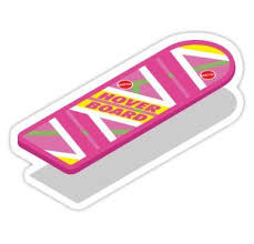How To Make A Back To The Future Hoverboard Back To The Future Hoverboard Floating Sticker Pegatinas Bonitas Pegatinas Imprimibles Pegatinas Wallpaper