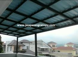 Kanopi besi galvanis minimalis modern plat + talang dan plafon pvc oleh konstruksi maju jaya. Kanopi Besi Hollow Galvanis Atap Alderon Atap Selamat Natal Studio