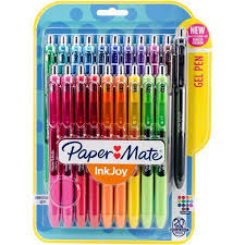 Inkjoy Pens Medium Point Assorted 20 Count Walmart Com Cool School Supplies Cute School Supplies School Stationery
