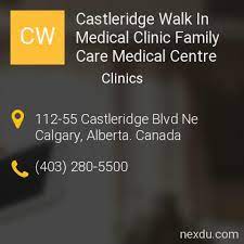 5960 centre street s calgary ab, t2h 0c1 phone: Castleridge Walk In Medical Clinic Family Care Medical Centre In Calgary Phones And Address