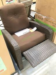 I don't see outdoor recliners very often. Outdoor Woven Recliner By Leggett Platt Incorporated Costcochaser