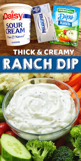 Thankfully, this fast fix will save you time — and ingredients. Easy Thick Creamy Ranch Dip 3 Ingredients Instrupix