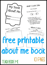 And that, is precisely what made this all about me book so much fun to make! All About Me Book For Preschool Kids Teach Beside Me