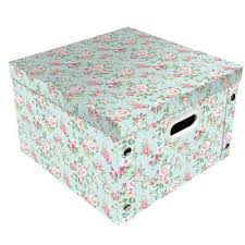 Maybe you would like to learn more about one of these? Vintage Floral Collapsible Storage Box The Works