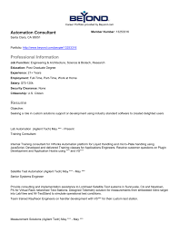 resume beyond.com