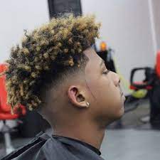 In this haircut, the sides are skin fade, and about one inch all around the hairline. 30 Top For Black Men Blonde Hair Tips Anne In Love