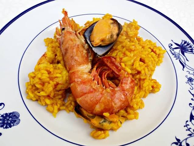Arroz con langostino/Rice with prawn