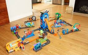 Hot Wheels City Mega Garage Play Set Ftb68 Best Buy In 2020 Hot Wheels Garage Hot Wheels Playset