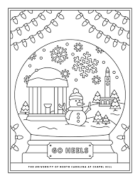 Fun & easy to print. Coloring Pages Happy Holidays