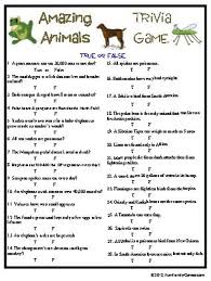 Please, try to prove me wrong i dare you. Amazing Animals Trivia Game Etsy Trivia Questions And Answers Trivia True Or False Questions