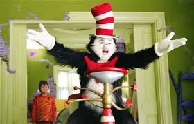 The cat was realistically made and was funny as well. Dr Seuss The Cat In The Hat Plugged In