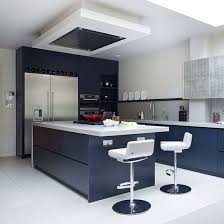 Navy High Gloss Kitchen Kitchen Layout White Modern Kitchen Modern Kitchen Cabinet Design
