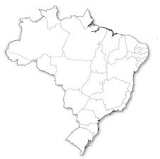 All regions, cities, roads, streets and buildings satellite view. Blank Map Of Brazil Brazil Map Blank South America Americas