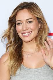 Simply pull all the hair up from the ear. Hilary Duff Hair Makeup Hair Color Transformation