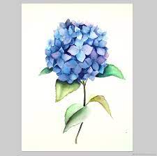 Painting Watercolor Hydrangea Kupit Na Yarmarke Masterov F2xnxcom Kartiny Novosibirsk Watercolor Hydrangea Blue Flower Painting Hydrangea Painting