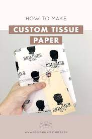 how to make custom tissue paper modern maker stamps small business packaging ideas gebo solutions