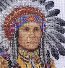 If there is anything we can do to help you. Native American Indian Cross Stitch Kit By Maia