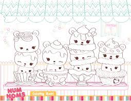 Num noms coloring pages to print. Free Num Noms Coloring Pages Activities For Kids Kiddycharts