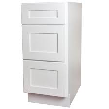 Increase your storage space using kitchen cabinets and standing pantries. White Shaker 3 Drawer Kitchen Base Cabinet On Sale Overstock 13338871