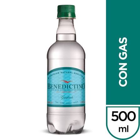 AGUA GASIFICADA 500CC BENEDICTINO