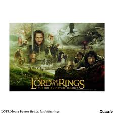 Lotr Movie Poster Art Zazzle Com Lotr Movies Lord Of The Rings Lotr Trilogy