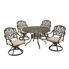 Take advantage of small metal patio table with umbrella hole, small patio side table with umbrella hole, small patio table with umbrella hole home depot, small patio tables with umbrellas hole that suits completely in line with the patio umbrellas, and also listed below are numerous choices to help. Homestyles Largo 42 In 5 Piece Patio Dining Set 5560 305 The Home Depot Outdoor Dining Set Patio Furniture Sets Patio Dining Set