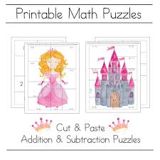 We believe that the language used in the worksheets and iq puzzles for kids should be easy and not take the focus away from the real issue: Princess Math Puzzle Printables For Kindergarten