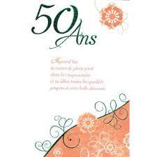 Carte anniversaire 50 ans homme. Carte Anniversaire 50 Ans Mega Fete