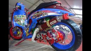 Apa kabar sampeyan dimanapun berada? Modif Motor Matic Road Race Honda Scoopy Thailook Style Youtube