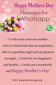 Every year, second sunday of may is the day to send happy mother day wishes. Mother S Day Whatsapp Messages Mothers Day Status For Whatsapp Happy Mothers Day Messages Mother Day Message Happy Mothers Day Poem
