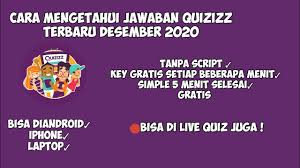 Check spelling or type a new query. Cara Mengetahui Kunci Jawaban Quizizz