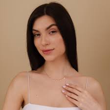 Solid Gold Name Necklace, 14k Dainty Dangling Initials