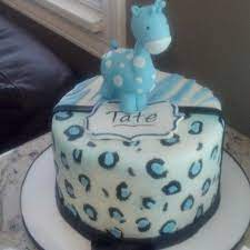 Baby Shower Blue Safari Baby Shower Fondant Giraffe Safari Baby Shower Cake Baby Shower Safari Theme Baby Shower Giraffe