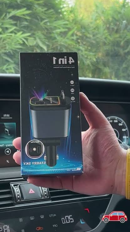 Cargador Retráctil 4 en 1 para Auto con Cable Tipo C - TikTok Shop