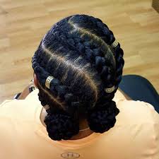 It's easy to fall into the comfortable and familiar pattern of asking for the same thing, knowing what works for you and staying with it. Big Diagonal Goddess Braids Natural Braided Hairstyles Natural Hair Styles Goddess Braid Styles